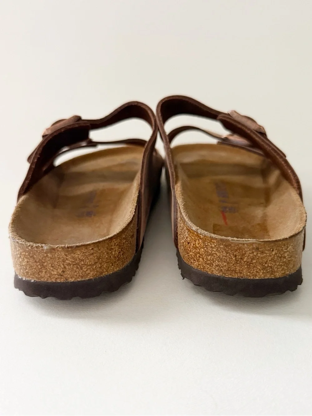 Birkenstock Arizona Sandal Mule US 11 EU 44 Two Strap Habana Oiled Leather